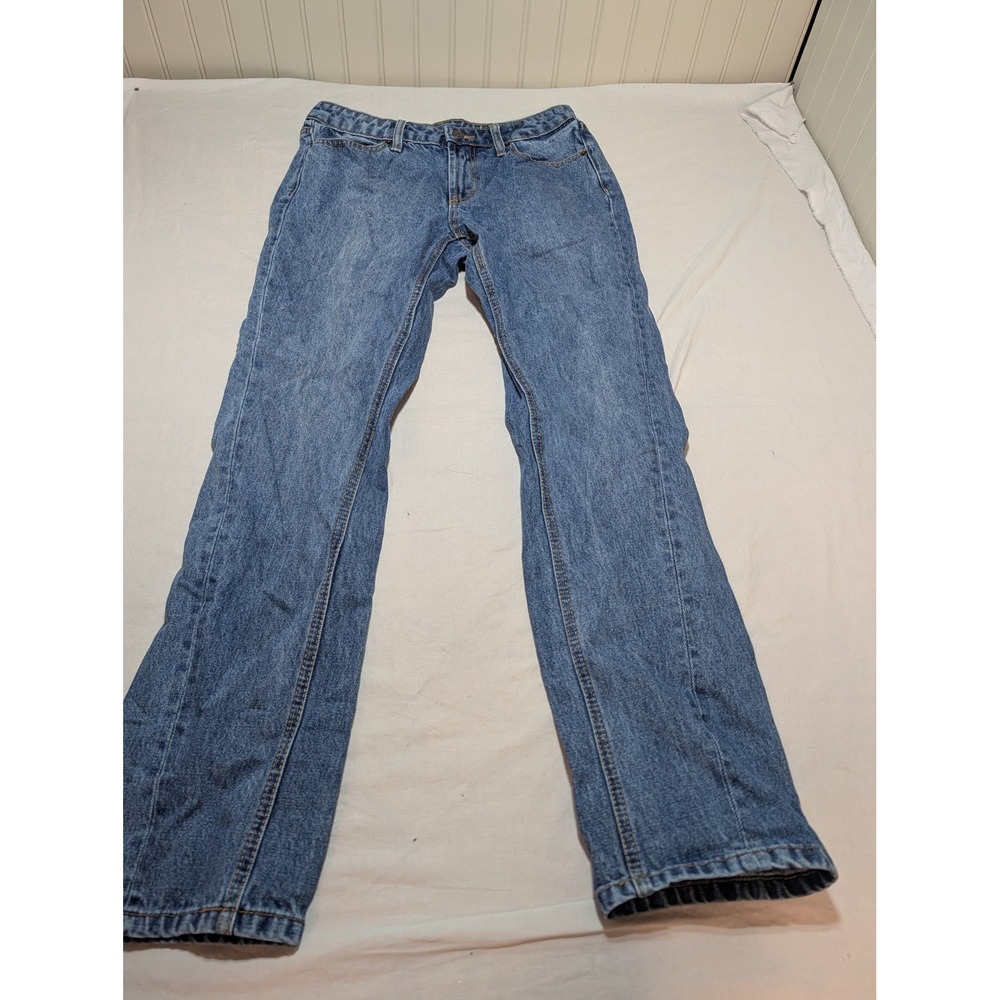 Future Collective Kahlana Barfield Brown Straight Leg Jeans Blue 2 258040141